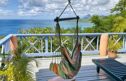 Vieux Fort Apartment | 4 bedroom A/C guest apartment for max 8 persons at Villa Caribbean Dream