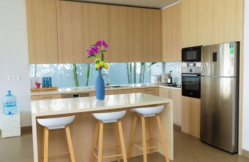 Phuoc Thuan Villa | 4-Bedrooms BEACHFRONT villa Sanctuary Ho Tram resort, Cooking,BBQ & Pets allowed