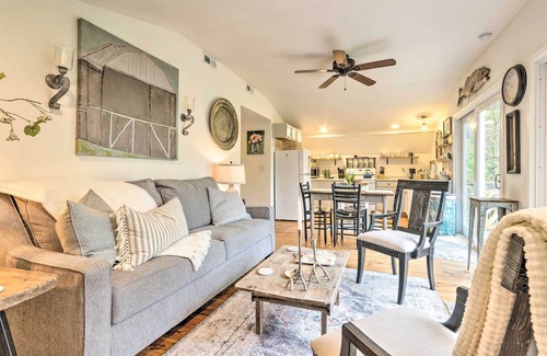 Blowing Rock Condo | 4 Mi to Boone: Converted Barn Duplex by Stream