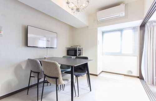 Namba Apartment | 4 min walk from Nagahoribashi Station/Near Shinsaibashi/Max 4 guests/Wi-Fi available/Check-out at 11:00