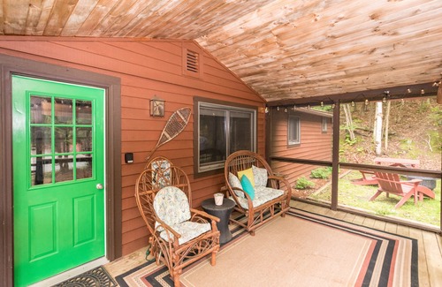 Saranac Lake Cabin | 4 Season Fish Cabin off Lake Colby in Saranac Lake, furnished with ADK Decor