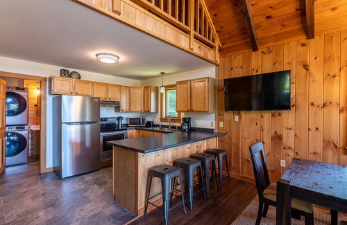 Rangeley Cabin | 4-Season Rangeley Cabin - Wood Stove, Water Views, Fiber Internet, Game Room