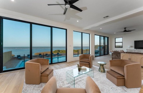 Port Isabel House | 4000SF Waterfront Home, With Pool, Sleeps 20