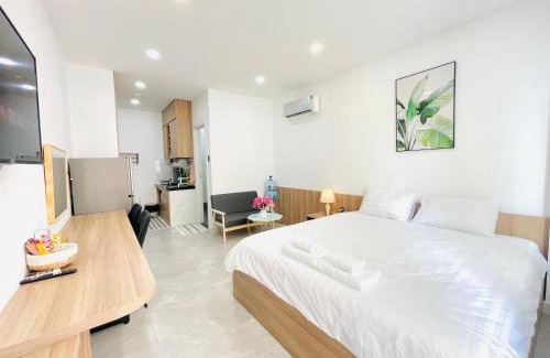 An Phu Apartment | 403 Kiwi Studio With Kitchen & Balcony