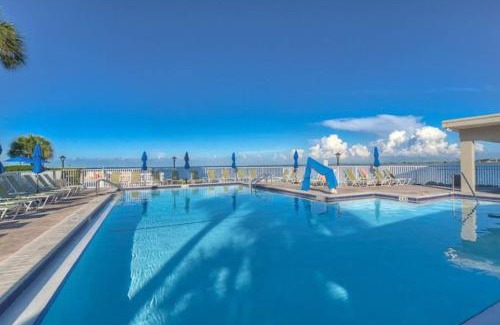 Rocky Point Apartment | 409-Waterfront View, WIFI, Pool, Close to BUCS Stadium