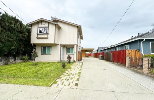 Northside Apartment | 438 Comfortable 4BR Heart Downtown SJ central AC SJSU