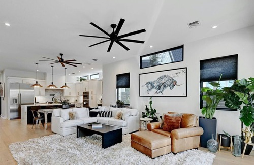 Holly House | 4BR/3BA Home w/Pool & Patio, Pets OK | Parking & Tesla Charger, Walk Downtown