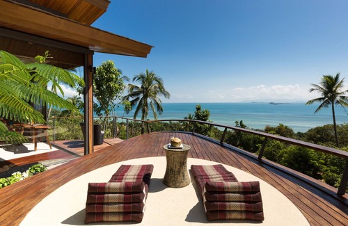 Laem Set Villa | 4BR Samui Villa w/Waterfall & Pool in Laem Set