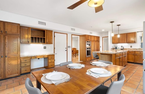 Raskin Estates House | 4BR Scottsdale Sanctuary! Heated Pool, Ping Pong, Fire Pit, & Gardens