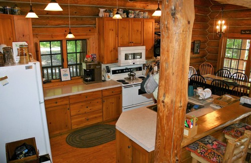 Big Rapids Cabin | 4th of July 2025! Family Reunion Log Cabin Lake View, Beach, Pontoon