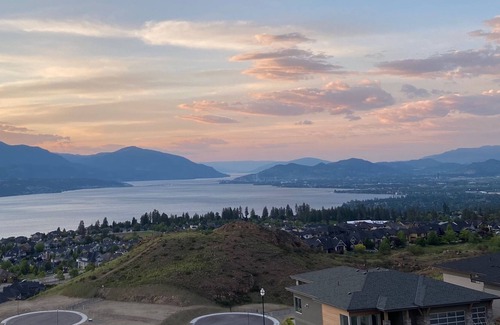 Southwest Mission House | 5-Bedroom Family Home: Panoramic Lake View + Pool. Perfect Work/Play Space