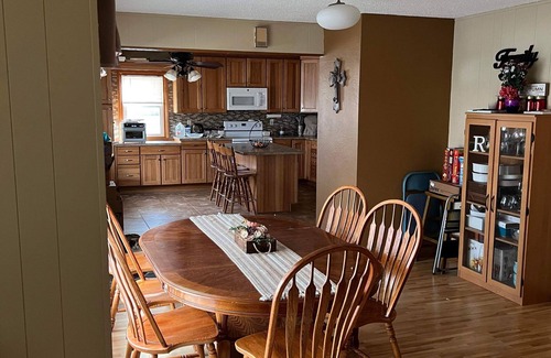 Sturgis House | 5-bedroom House for Sturgis rally with AC, 4 car garage, 2 blocks off Main St.