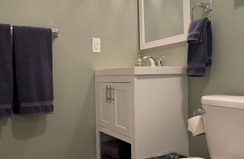 Two Harbors Apartment | #5 King- View of Lake Superior, 2 minute walk to Burlington Bay!