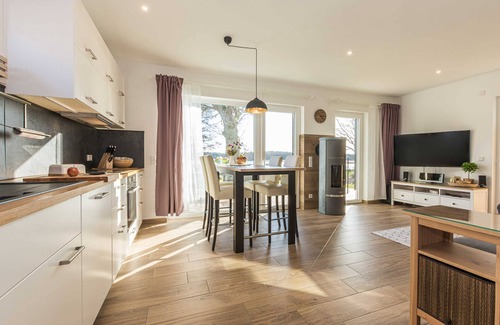 Krakow am See House | 5 star vacation home directly on the lake with sauna-fireplace-103m² - Ferienhaus Auszeit
