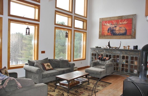 Milton Ski Chalet | 50 acres of privacy and Amazing home!