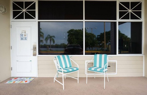 Ruskin Condo | 503- Beach Resort- ground unit steps from pool - restaurant, private beach!