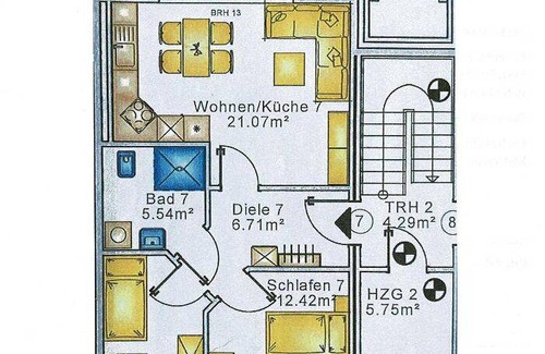 Horumersiel Apartment | 56 m² Apartment ∙ 2 bedrooms ∙ 4 guests