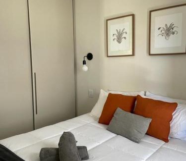 Barra da Lagoa Apartment | 5min da Orla do Itaguá, Wi-fi, Varandas e Rede