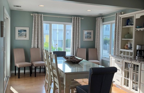 Holgate House | 6 Bedrm, 3 Full Baths, Sleeps 15, Steps 2 Beach, Patio with Fireplace, Fr Porch