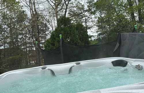 Flowery Branch House | 6-bedroom pool house near lake in Flowery Branch with fitness & game room