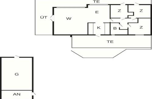 Svinøvester House | 6 person holiday home in Lundby
