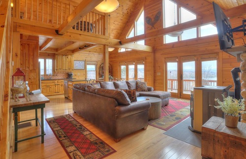 Oquossoc House | 60 West - Beautiful home with STUNNING view of Rangeley Lake