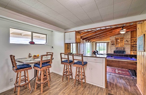 New River House | 7 Acres, Pool Table: Mountain-View Home in Phoenix
