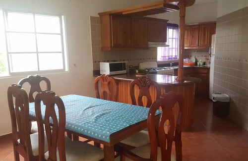 Urbanizacion Tavarez House | 7-BD guest-friendly villa in central Sosua with private pool, near beach/clubs