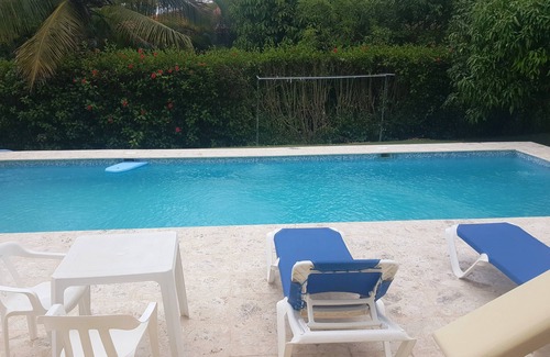 Urbanizacion Tavarez House | 7-BD guest-friendly villa in central Sosua with private pool, near beach/clubs