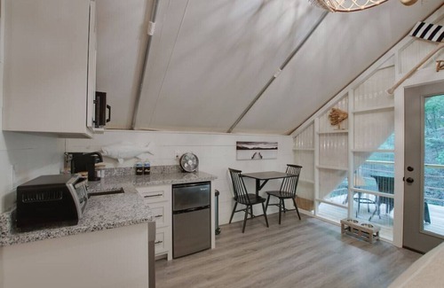 Groveoak RV Rental | #7 Fishing Lure Luxury Glamping Tent Fishing Theme