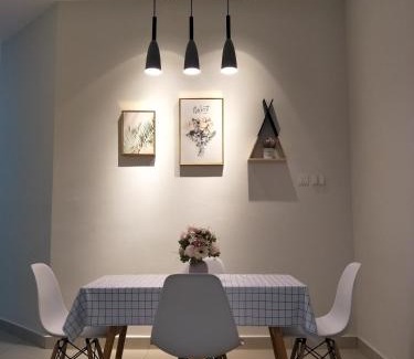 Kluang Apartment | 73 Cozyhome-Gated and Guarded,Northern European Interior