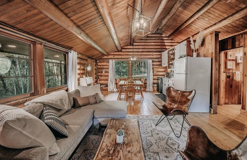 Warnick Cabin | 76GS - Genuine Log Cabin - WIFI - Pets Ok - Sleeps 4