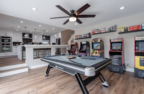Phoenix House | 7BR/4BATH Getaway w/Arcade Room, HEATED Pool, Billiards, Hot Tub & Mini Golf