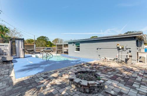 New Port Richey House | 8 Mi to Sunset Beach Home with Large Patio and Pool!