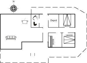 Blokhus House | 80 m² House ∙ 3 bedrooms ∙ 6 guests