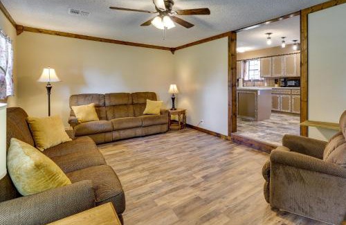 Maysville House | 9 Mi to Grove Home with Fire Pit in Southwest City