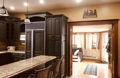 Balsam Lake House | 90 Ft of Frontage on Balsam Lake, WI-w/large dock and more. Sleeps 12+