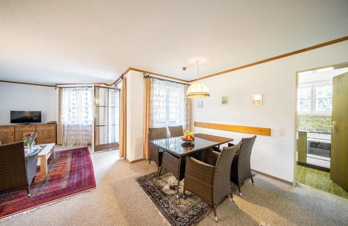 Vulpera Apartment | 9302 Zweckmaessig eingerichtete 3,5 Zimmer Wohnung mit ueberdachtem Suedwestbalkon