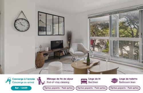 La Baule-Escoublac Apartment | A 350m de la plage, appartement pour 2 - balcon