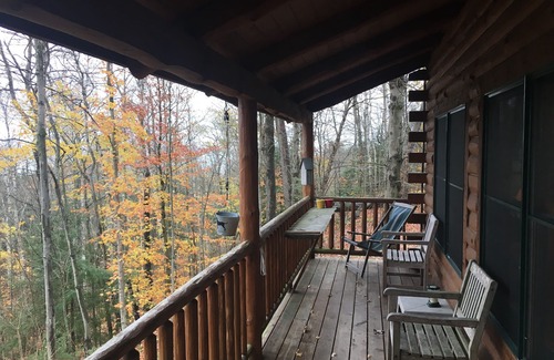 Cheboygan House | A beautiful log cabin home on Lake Huron, amazing lake views, hot tub, game room