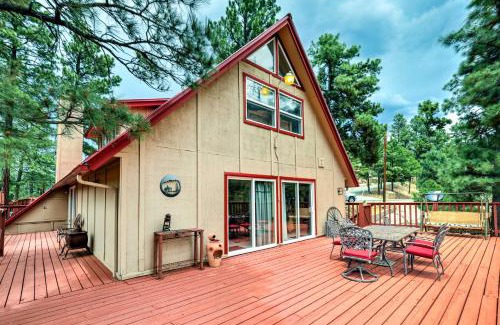 Ruidoso House | A-Frame Ruidoso Retreat with Deck, Grill and Views!