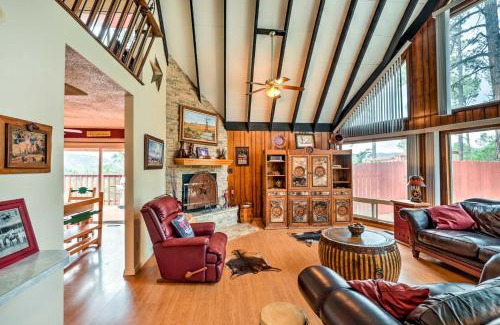 Ruidoso House | A-Frame Ruidoso Retreat with Deck, Grill and Views!