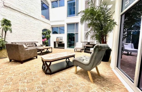 Old Market Apartment | A historic 1,000 square foot Atrium loft in the heart of the Old Market