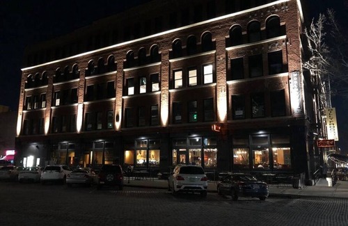 Old Market Apartment | A historic 1,000 square foot loft in the heart of the Old Market with Howard Street view
