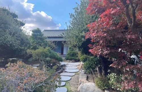 Sanuki Villa | A Japanese garden where you can enjoy nightly illuminations and JAPANDI styles.