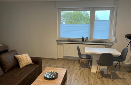 Lubbecke Apartment | A modern renovated apartment with balcony terrace.