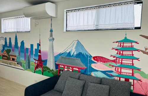 Higashiyotsugi Villa | A newly built house a 4 minute walk from the station, Free parking & Let's enjoy the night view together!