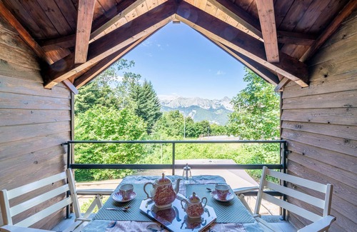 Careggine House | A three-story cottage with fabulous views of the surrounding countryside.
