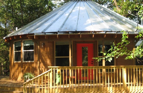 Wesley Cabin | A Unique Experience! Yurt Living In A Beautiful Wooded Setting!
