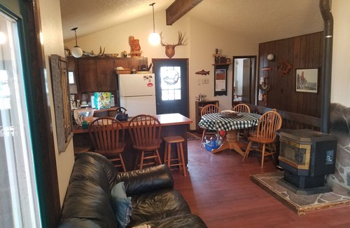 Hyrum Cabin | A wonderful, secluded 2 story cabin, deck, fire pit, stocked pond for fishing.
